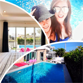 บ้า��คริสติน่า พูลวิลล่า หัวหิน 3 ห้องนอน รองรับผู้เข้าพัก 8-15 คน